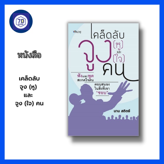 หนังสือ-เคล็ดลับจูง-หู-และ-จูง-ใจ-คน-ศิลปะการพูด-การพูดจูงใจ-การรู้ใจคน-การเอาชนะใจคน-การพิชิตใจคน-dดี-education