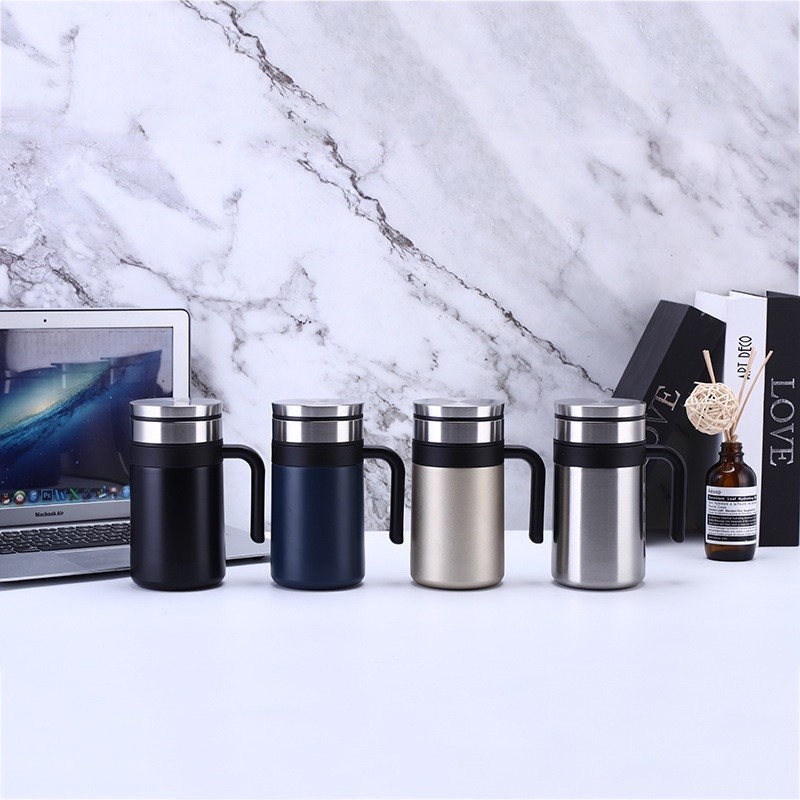 brewing-mug-stainless-steel-แก้วน้ำกรองชาสแตนเลสรุ่นหูจับ