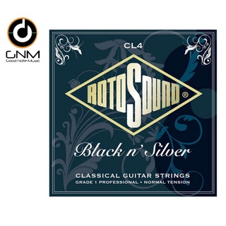 Rotosound CL4 Black n Silver สายกีต้าร์คลาสสิค รุ่น CL4-28-45 - สีดำ
