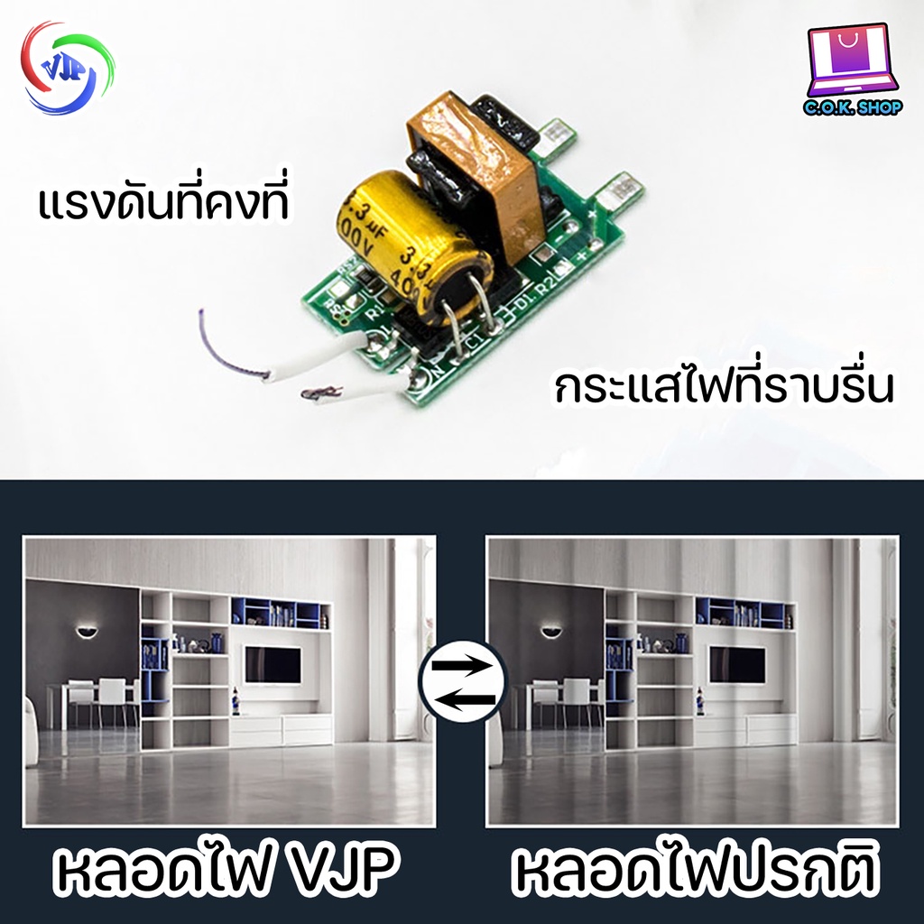 vjp-หลอดไฟ-led-ความสว่างสูง-yd-5102-9w-yd-5103-13w-yd-5104-18w-yd-5105-30w-yd-5106-40w-yd-5107-50w-ไฟขายของ-ไฟตุ้ม