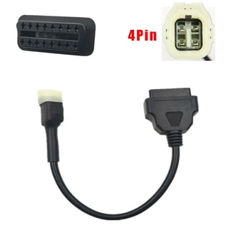 ภาพขนาดย่อของภาพหน้าปกสินค้าสายเคเบิ้ล 4 Pin Obd2 วินิจฉัยอ่านโค้ดสําหรับรถจักรยานยนต์ Honda จากร้าน supersale1.th บน Shopee