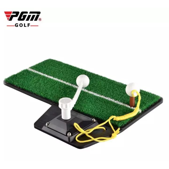 ภาพหน้าปกสินค้าพรมซ้อมวงสวิงกอล์ฟ ซ้อมตี แถมฟรี  Tee แม่เหล็ก 1ชิ้น PGM GOLF SWING MAT (HL001+TMR0001) จากร้าน qygolf บน Shopee