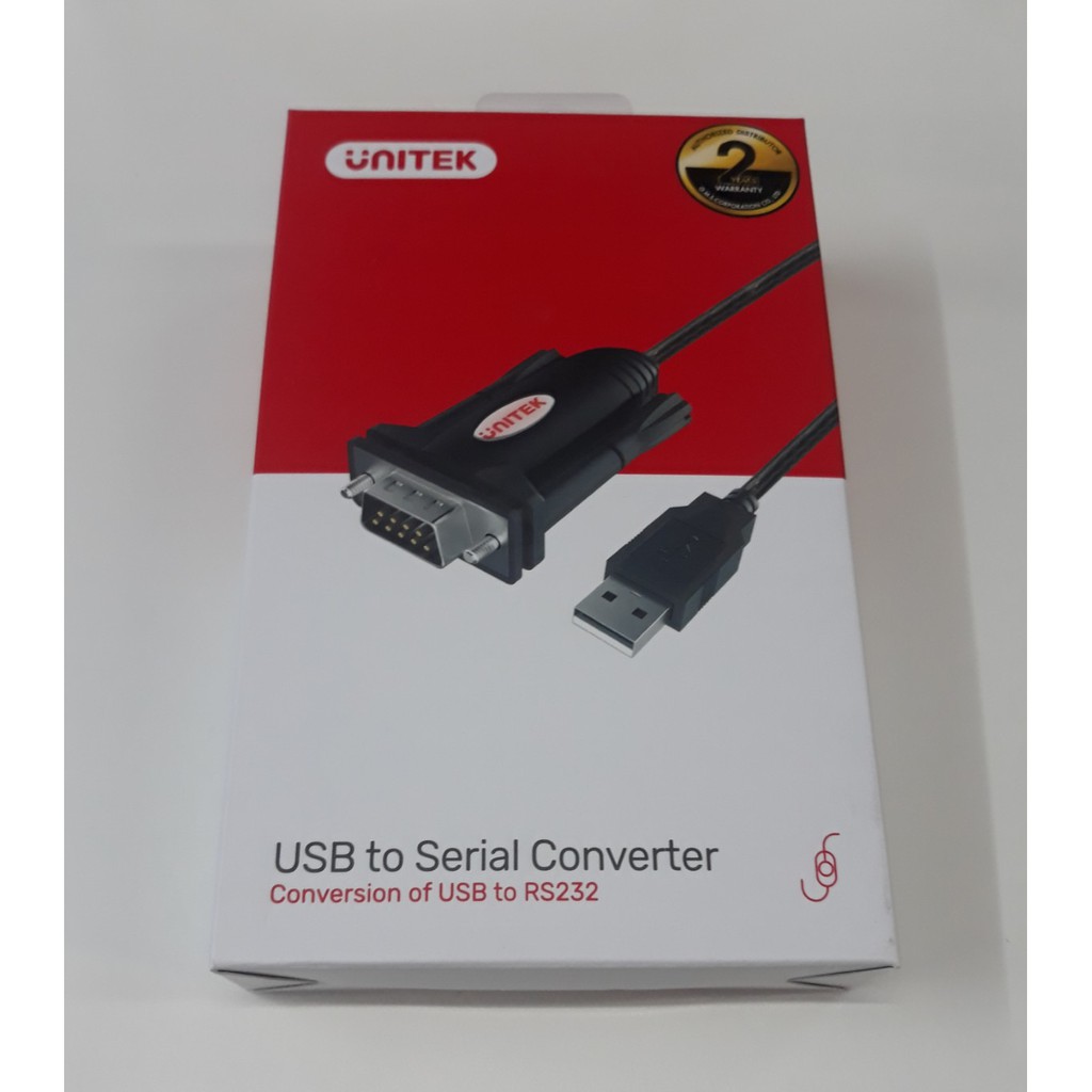 ภาพหน้าปกสินค้าUSB to Serial Converter RS 232 UNITEX