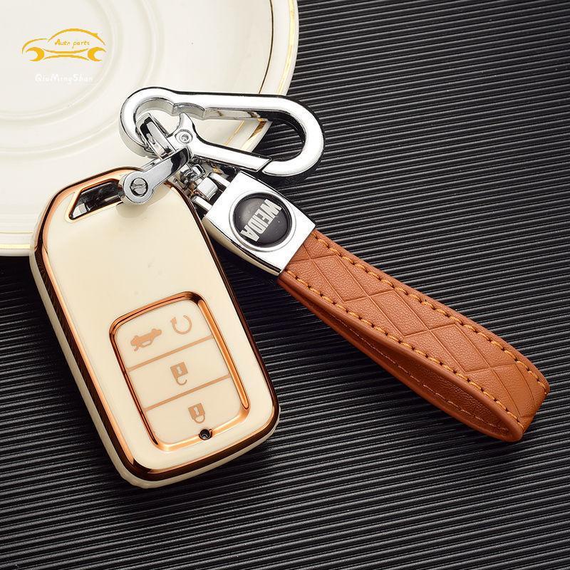 เคสกุญแจรถยนต์-พวงกุญแจ-พวงกุญแจรถ-พวงกุญแจรถยนต์-กระเป๋าใส่กุญแจรถยนต์-ปลอกกุญแจรถยนต์-สำหรับ-honda-พร้อมส่ง