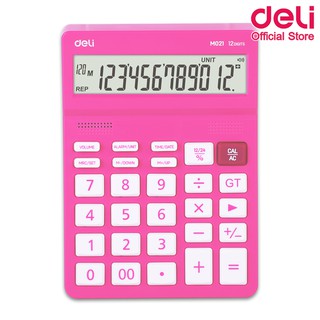 ภาพหน้าปกสินค้าDeli M02141 Calculator 12-digits เครื่องคิดเลขแบบมีเสียง 12 หลัก รับประกัน 3ปี แถมถ่าน เครื่องคิดเลขพูดได้ เครื่องคิดเลข ที่เกี่ยวข้อง