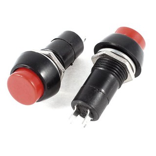 Push Button Switch Lock 12 mm 2 ขา 3A 250V สวิตซ์ กดติดกดดับ