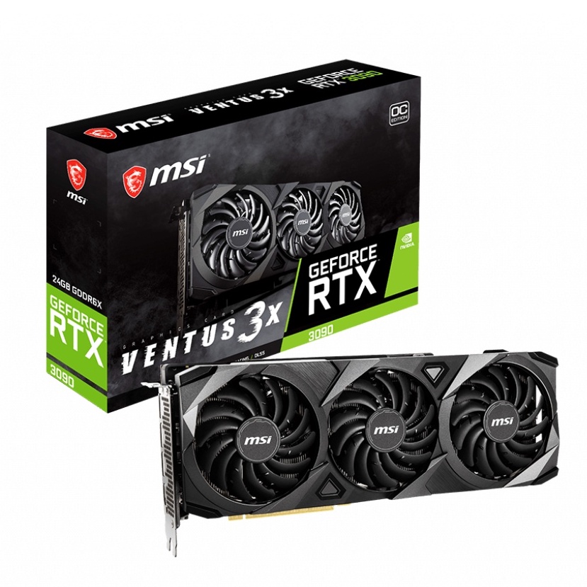 MSI GeForce RTX 3090 VENTUS 3X 24G OC สินค้าใหม่ ของแท้ รับประกัน