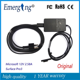 New Original 12V 2.58A 36W AC Power Supply Laptop Adapter Charger Cable 1625 For Microsoft Surface Pro 3 Tablet Microsof