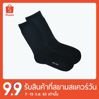 erawon Shop 3618BL ถุงเท้า Socks Antibac สี Black