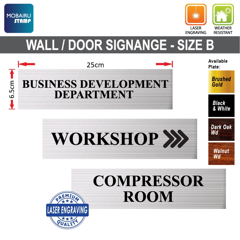 แผ่นป้ายสัญลักษณ์-door-wall-คละสี-ขนาดใหญ่-a-amp-b-สํานักงาน-ขายปลีก-ร้านค้า-โรงงาน-ข้อความที่กําหนดเอง