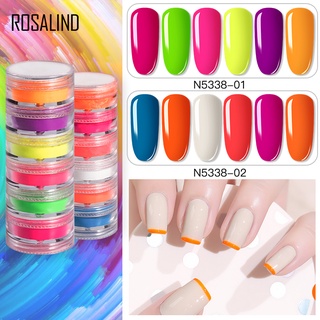 ภาพหน้าปกสินค้าRosalind ผงนีออน 6 กรัม 6 สี In 1 สําหรับตกแต่งเล็บ Led Uv
 ที่เกี่ยวข้อง