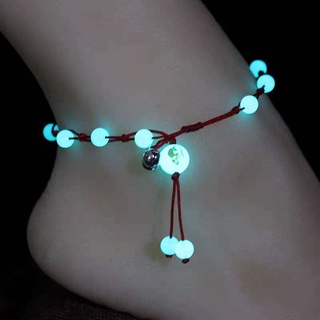 ภาพหน้าปกสินค้าBell bracelet students bestie foot rope hand rope สิบสองราศีเรืองแสงหินเรืองแสงกำไลข้อเท้าชายและหญิงคู่ที่เรียบง่ายระฆังสร้อยข้อมือนักเรียนแฟนเชือกมือ ซึ่งคุณอาจชอบสินค้านี้