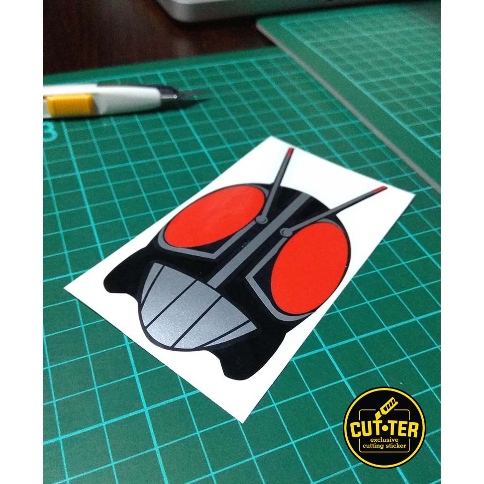 สติ๊กเกอร์ตัด KAMEN RIDER BLACK RX หัว | Shopee Thailand