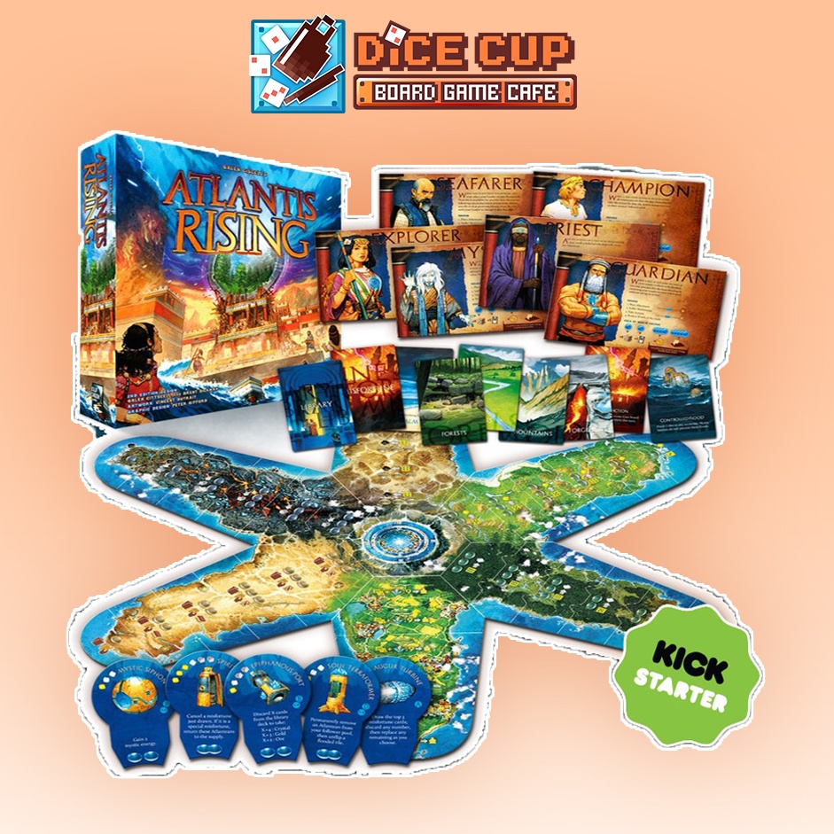 [ของแท้] Atlantis Rising (2nd Edition) & Deluxe Component Pack Board ...