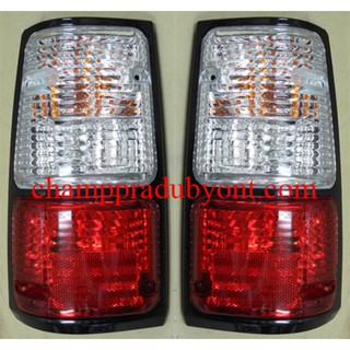 ไฟท้าย ไฟท้ายแต่ง ISUZU TFR ทีเอฟอาร์ มังกรทอง 1989 1990 1991 1992 1993 1994 1995 1996 ขาวแดงเพชร Depo