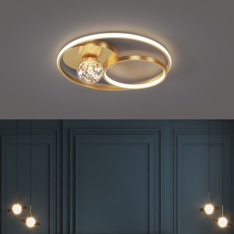 โคมไฟเพดาน-สไตล์โมเดิร์นมินิมอล-สําหรับตกแต่งเพดาน-ห้องนอน-ห้องนั่งเล่น