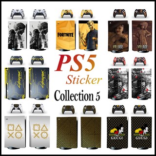 ((พร้อมส่งจากไทย🇹🇭)) STICKER กันรอย PS5 รุ่น Blu-Ray DISC 💿 สีสวย คมชัด ส่งเร็วภายใน 1-2 วัน 🚀(Collection 5)