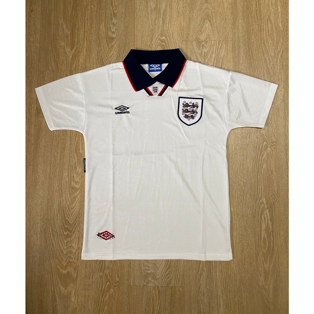 เสื้อทีมชาติอังกฤษเหย้า-ขาว-ย้อนยุค-1993-1995