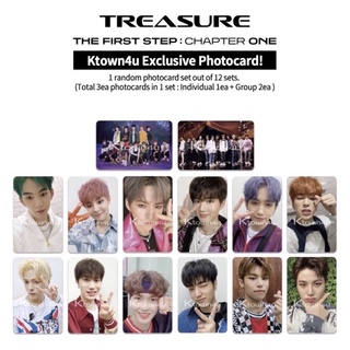 TREASURE การ์ดแท้จาก Ktown / ระบุ Member (1เซ็ต ได้ 3ใบ)