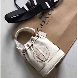 COACH DEMPSEY DRAWSTRING BUCKET BAG