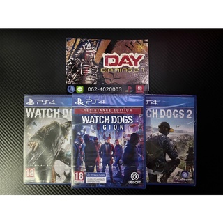 แผ่นเกมส์  PS4  **Watch Dogs &lt;1&gt;&lt;2&gt;**   สินค้ามือ &lt;1&gt;