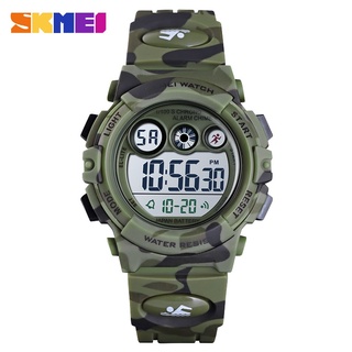 SKMEI Sport Kids Watches Young And Energetic Dial Design 50M Waterproof Colorful LED EL Lights relogio