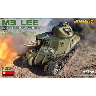 โมเดลประกอบ MiniArt 1/35 MI35206 M3 LEE EARLY PRODUCTION