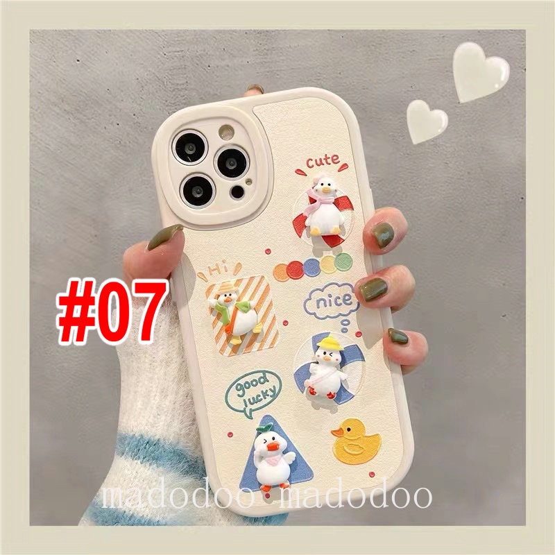ภาพสินค้าFor iPhone 14 13 12 11 Pro Xs max 6 6S 7 8 Plus X XR Cute Cartoon 3D Doll Duck The Frog Prince Fine Hole Airbag Shockproof Soft Phone Case Cover XPN 07 จากร้าน mddmy.th บน Shopee ภาพที่ 4