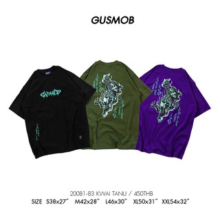 [100% Cotton] GUSMOB เสื้อยืด ฮาโลวีน 20081-20083 KWAI TANU