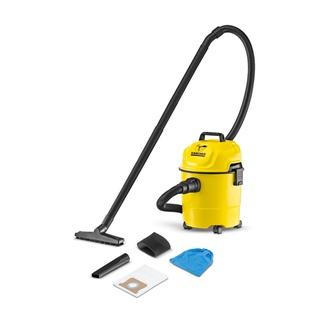 เครื่องดูดฝุ่นอเนกประสงค์ 180 มิลลิบาร์ KARCHER รุ่น WD 1 Classic มอเตอร์ทรงพลัง 1,200 วัตต์ พร้อมถังพลาสติก ขนาด 15 L