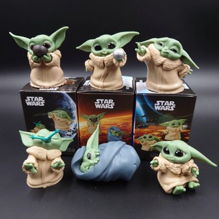 โมเดล Baby Yoda Star War 5-10 ตัว มีทั้งมีและไม่มีกล่อง น่ารักแบบขั้นสุดยอด ราคาถูก มีน้อย พร้อมส่งจากไทยแบบเร็วที่สุด.