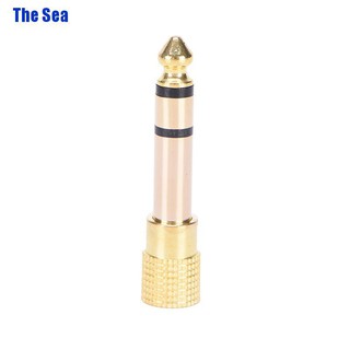 สินค้า The Sea แจ็คหูฟังสเตอริโอ 6.5 มม. 1/4 นิ้ว เป็น 3.5 มม. 1/8 นิ้ว ตัวเมีย