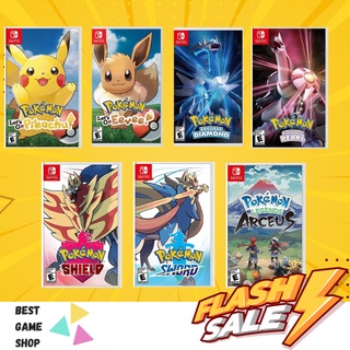 ภาพหน้าปกสินค้าPokemon Scarlet & Vioet /Sword and Shield / Polemon Pearl and Diamon / Pokemon Arceus Nintefo Switch สินค้าใหม่ มือ1 ที่เกี่ยวข้อง