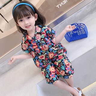 BOBORA ชุดจั๊มสูทรอมเปอร์ทรงหลวมสไตล์เกาหลีฤดูร้อนสําหรับเด็ก 3-8 ปี