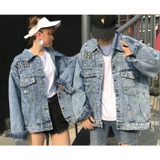 (Unisex) Denim Jacket เสื้อแจ็คเก็ตยีนส์ชาย/หญิง / แจ็คเกต / เสื้อคู่ / ยีนส์ / เสื้อยีนส์