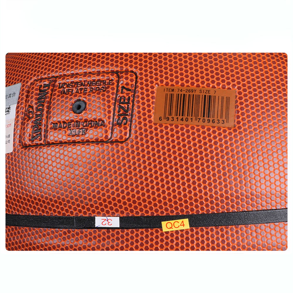 ภาพสินค้าลูกบาส Spalding Dura Grip NBA เบอร์7 มี3สี ดำ ทอง เงิน K2001 ลูกบาสเกตบอล basketball แท้ 100% จากร้าน gunchai85 บน Shopee ภาพที่ 8