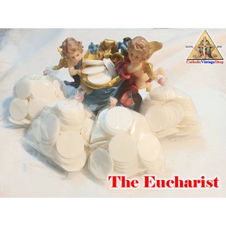 สินค้า ขนมปังไร้เชื้อพิธีมหาสนิท 100-500 แผ่น 41-205 บาท คริสเตียน คาทอลิก Catholic Christian Eucharist แผ่นปัง แผ่นศีล Jesus