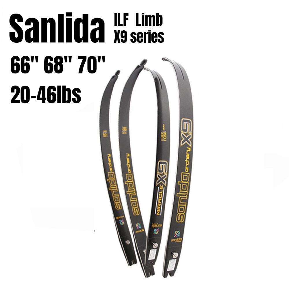 Sanlida Archery X9 Miracle ILF Limb 66/68/70 นิ้ว 20-46 LBS โฟมกราไฟท์ ...