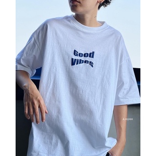 เสื้อยืด freesize ลาย Good vibes