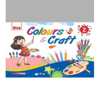 DKTODAY หนังสือ COLOURS &amp; CRAFT - 2 - WITH MATERIAL