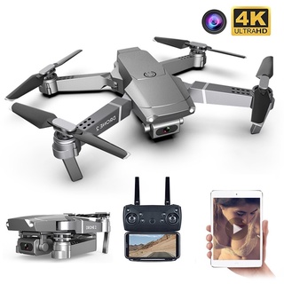 【พร้อมส่ง】❈■㍿(ส่งภายใน 24 ชม.)โดรนบังคับ Drone E68 โดรนพับได้ 4K HD กล้อง โดรน rc โดรน dji โดรนไร้สาย WIFI ถ่ายภาพ บินนิ