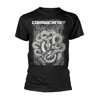 เสื้อคู่รัก - สะดวกสบาย Combichrist ออกนิรันดร์จริงผ้าฝ้ายบุรุษเสื้อยืดฮาโลวีน