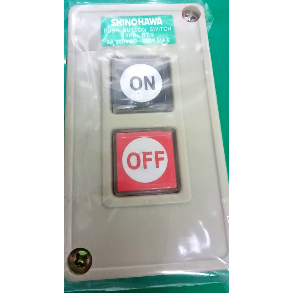 สวิตซ์กดจม ON-OFF BT-2 3A SHINOHAWA | Shopee Thailand