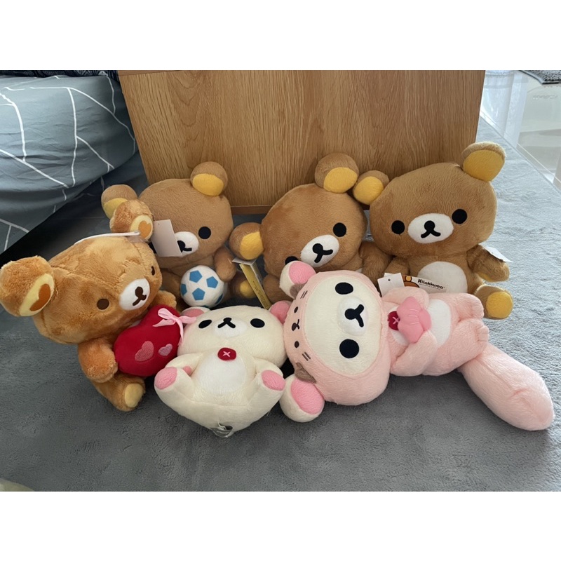 ตุ๊กตา-rilakkuma-ริลัคคุมะ-โคริลัคคุมะ-ลิขสิทธิ์แท้-มือหนึ่ง-คละแบบ