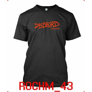 Gildan เสื้อยืด ผ้าฝ้าย พิมพ์ลายโลโก้ Dischord Records ยอดนิยม แฟชั่นฤดูร้อน สไตล์คลาสสิก