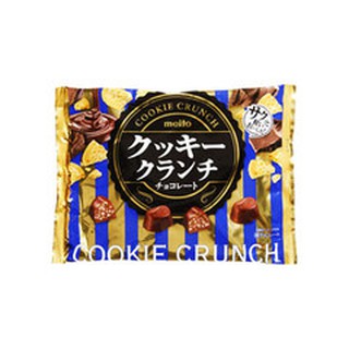 Meito Cookie Crunch 140g.   เมโตะ คุกกี้ ครั้นซ์ ช็อกโกแลตสอดไส้ถั่ว 140กรัม.