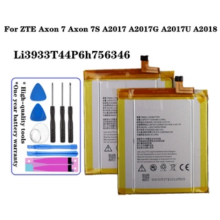 New High Quality 3320mAh Li3933T44P6h756346 Battery For ZTE Axon 7 / Axon 7S A2017 A2017G A2017U A2018 Phone Battery + T