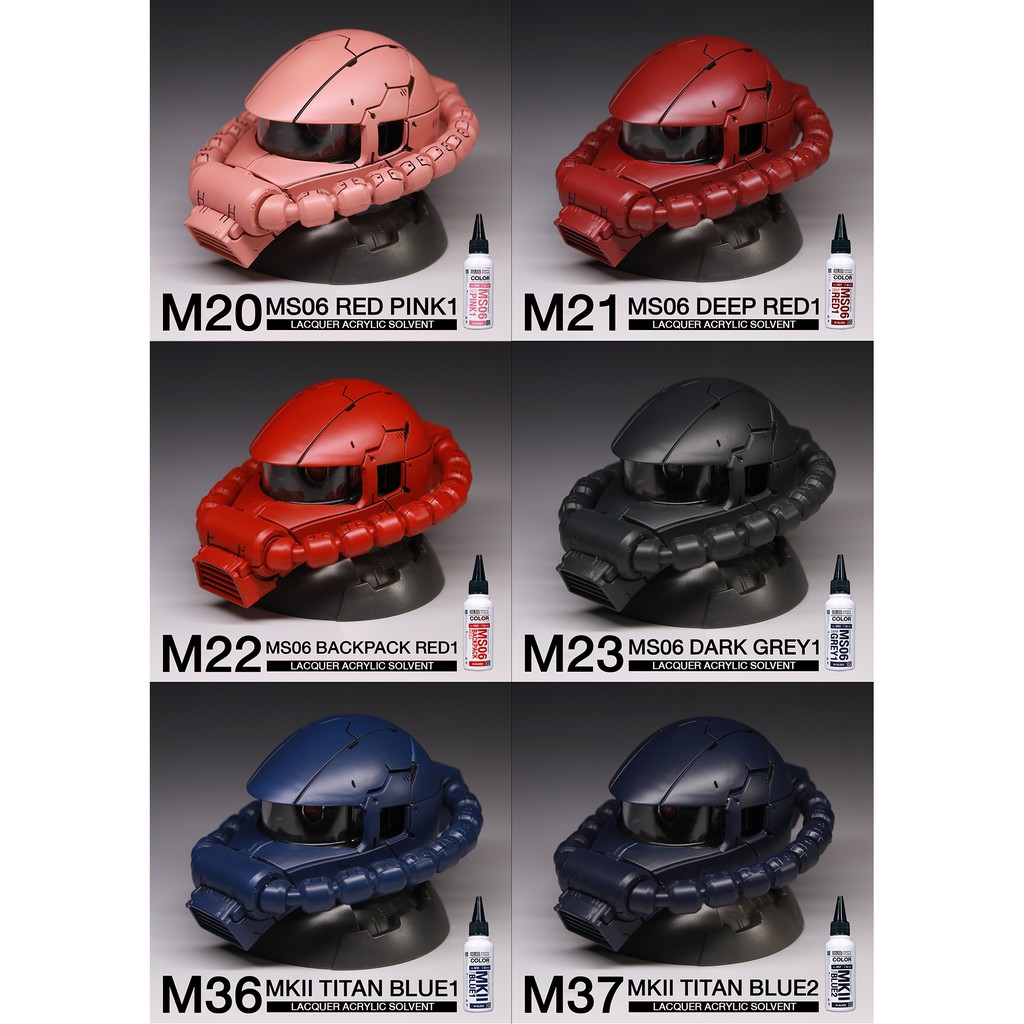 ภาพหน้าปกสินค้าRaditz Studio MS Color Series m20 m21 m22 m23 m36 m37 gundam gunpla ซาคุ ทหารโมเดล กันดั้ม กันพลา หุ่น รถ ทหาร สี