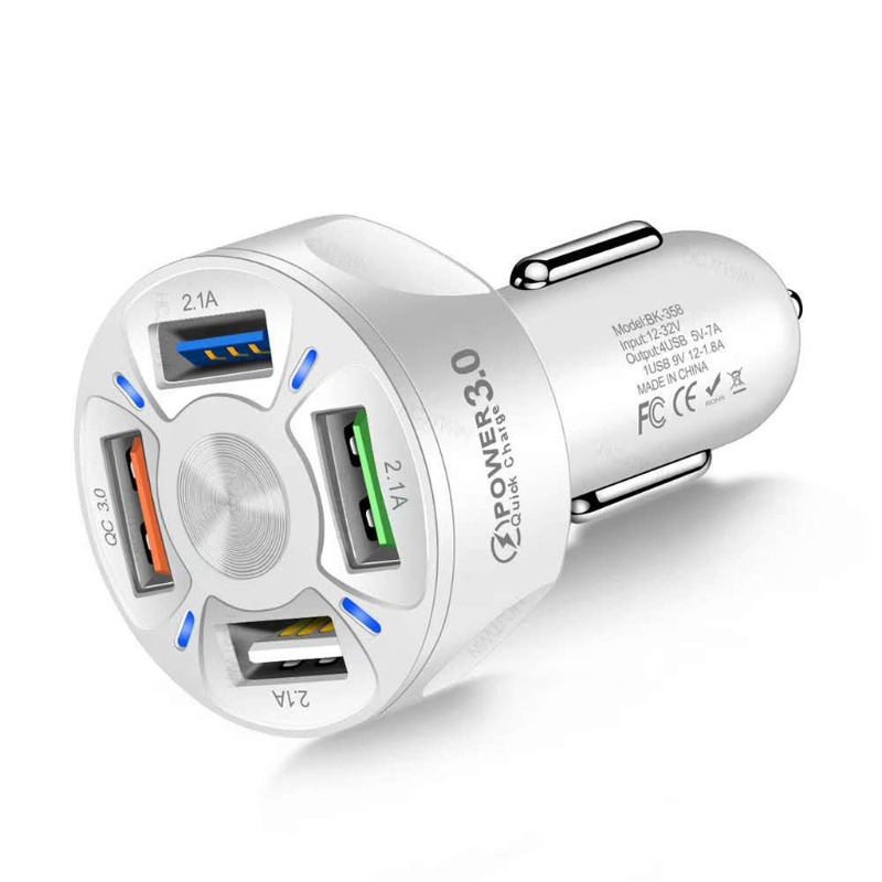 อุปกรณ์ชาร์จโทรศัพท์มือถือ-4-พอร์ต-3-usb-3-0-universal-แบบด่วน-4-พอร์ตสําหรับรถยนต์