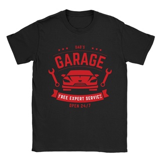 เสื้อยืดโอเวอร์ไซส์เสื้อยืด พิมพ์ลาย DadS Garage เหมาะกับของขวัญวันเกิด สําหรับผู้ชายS-4XL